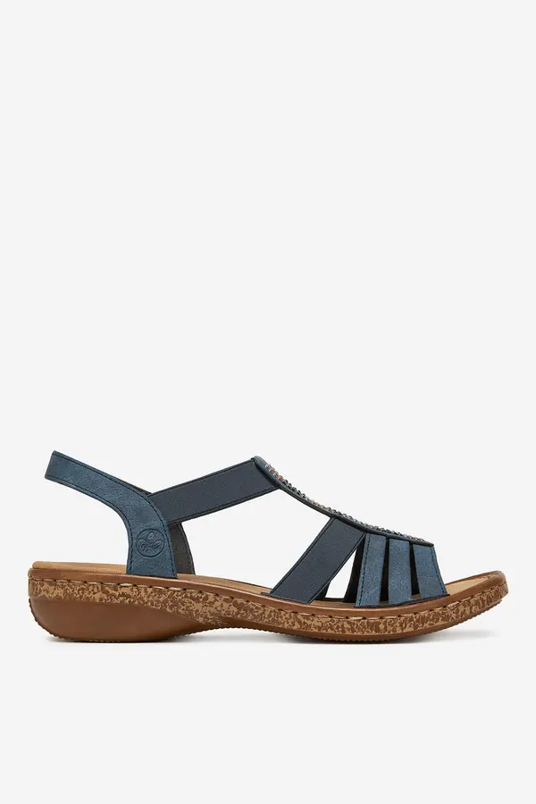 Rieker Sandali Rieker 628G7-14 Denim