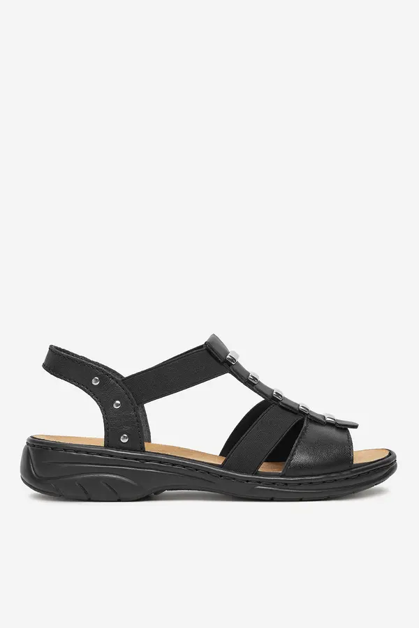 Rieker Sandali Rieker 64580-00 Črna