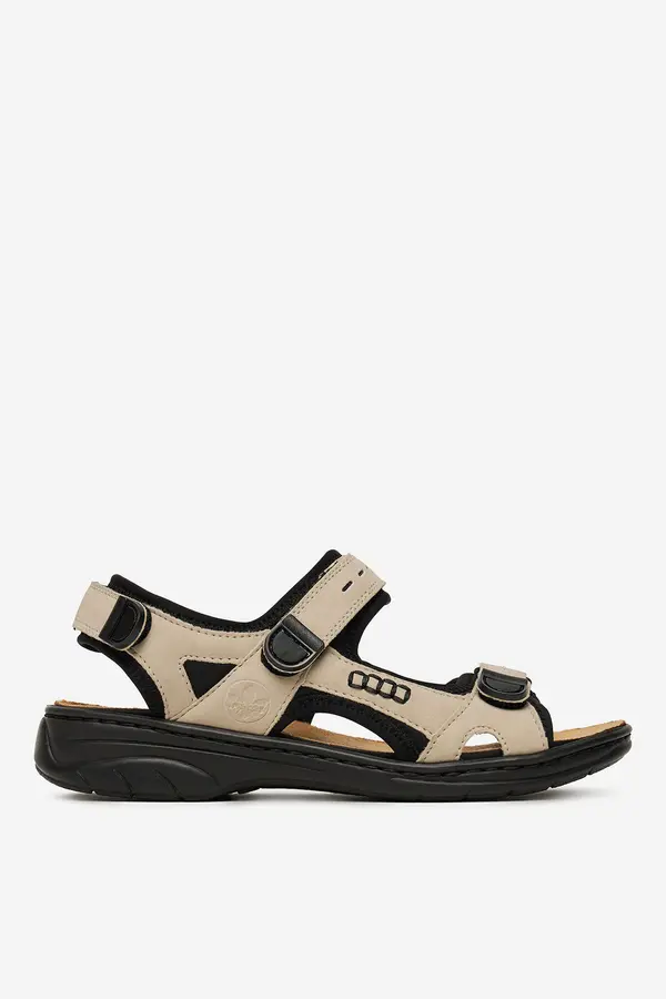 Rieker Sandali Rieker 64582-60 Temno siva