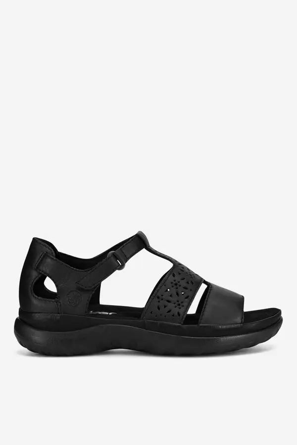 Rieker Sandali Rieker 64865-01 Črna