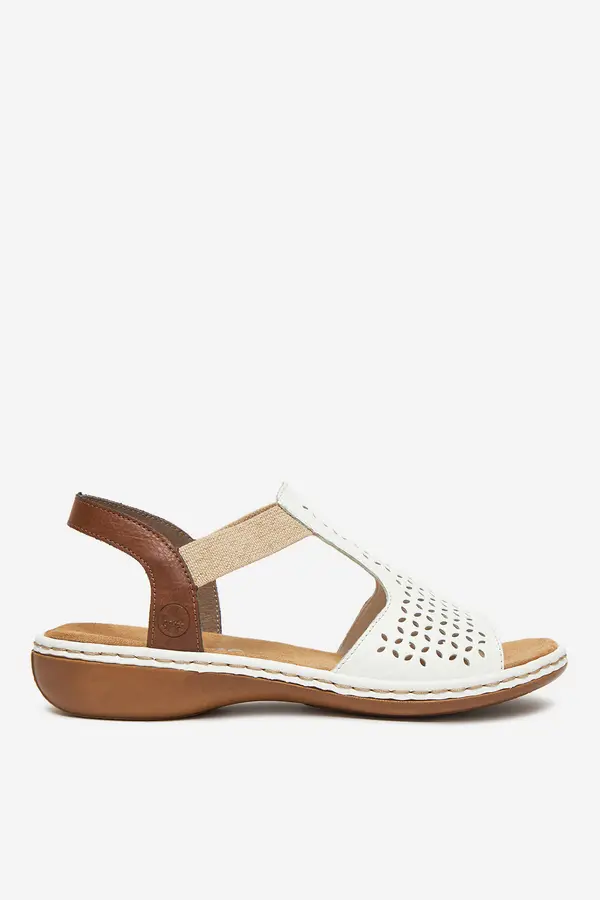 Rieker Sandali Rieker 65917-80 Bela