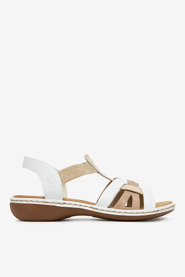 Rieker Sandali Rieker 65918-81 Bela