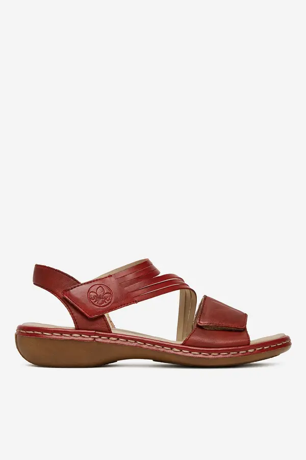 Rieker Sandali Rieker 65964-35 Rdeča
