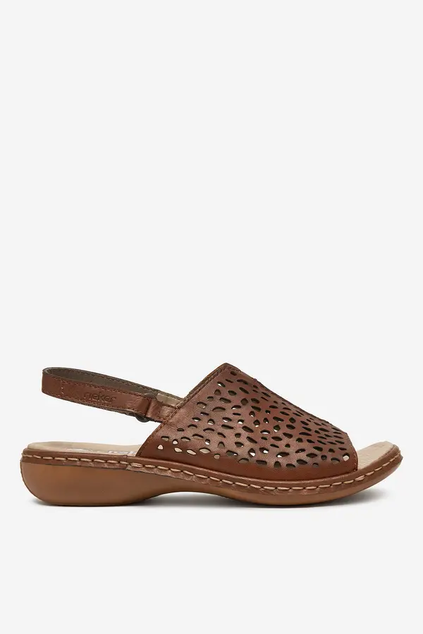 Rieker Sandali Rieker 65985-25 Čokoladno rjava