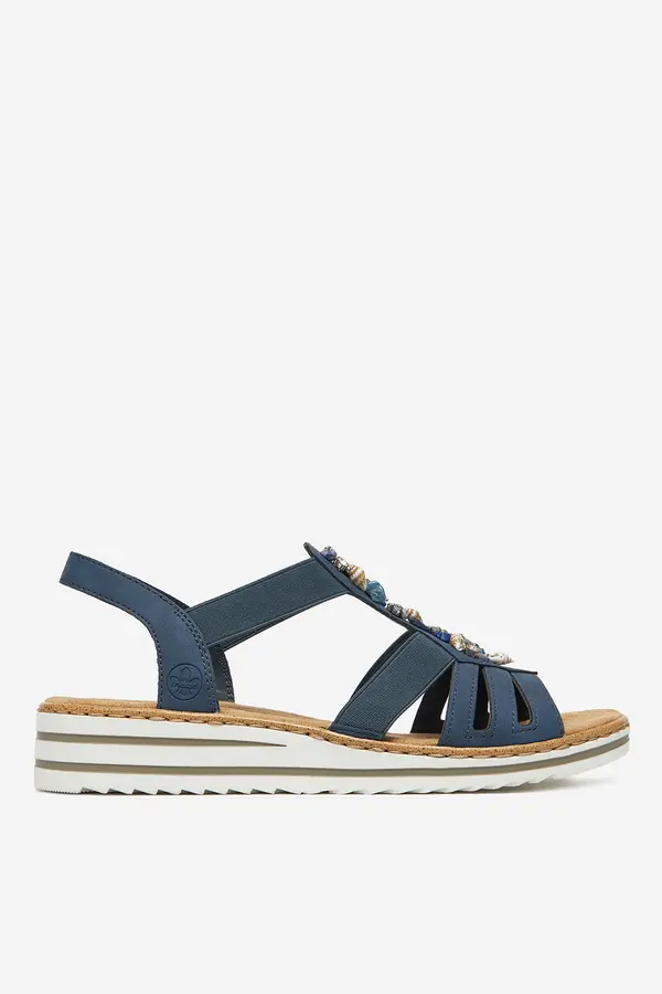 Rieker Sandali Rieker V0649-14 Denim