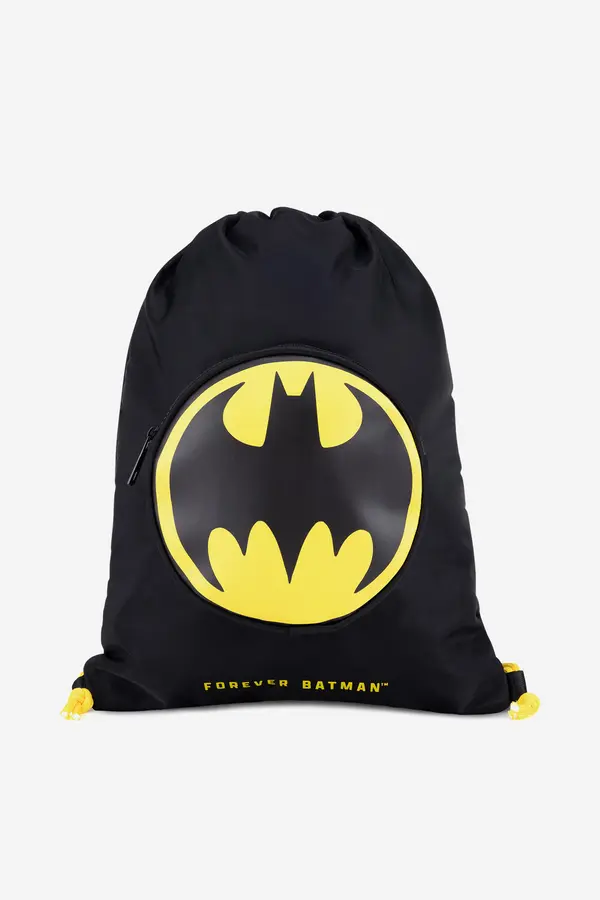 Batman Školska torba za copate Batman ACCCS-AW24-233WBBAT Črna