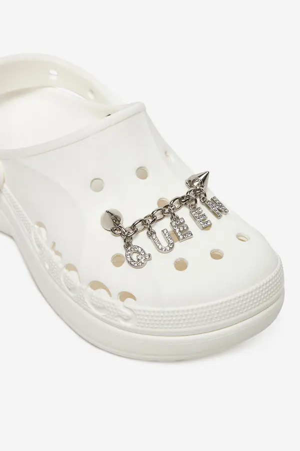 Crocs sponka za čevlje Crocs QUEEN CHAIN 10011704 Srebrna