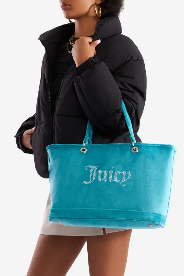 Juicy Couture Torbica JUICY COUTURE BEJXT5463WPO Turkizna