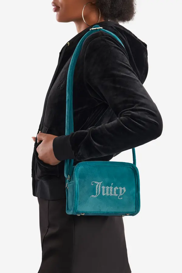 Juicy Couture Torbica JUICY COUTURE BIJXT5468WPO Turkizna