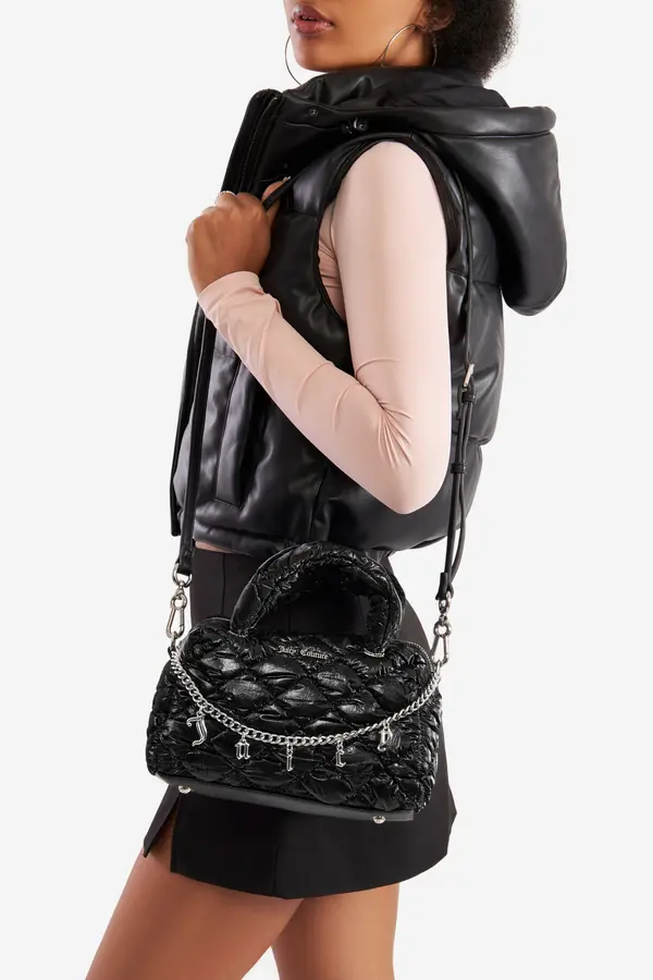 Juicy Couture Torbica JUICY COUTURE BIJXT8665WIP Črna