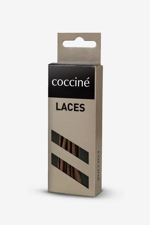 Coccine Vezalke Coccine SZNUROWADŁA 120 CM F3 BAWEŁNIANE V.AZ Rjava