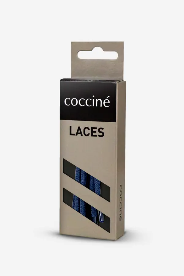 Coccine Vezalke Coccine SZNUROWADŁA 75 CM F3 BAWEŁNIANE V.AZ Mornarsko modra
