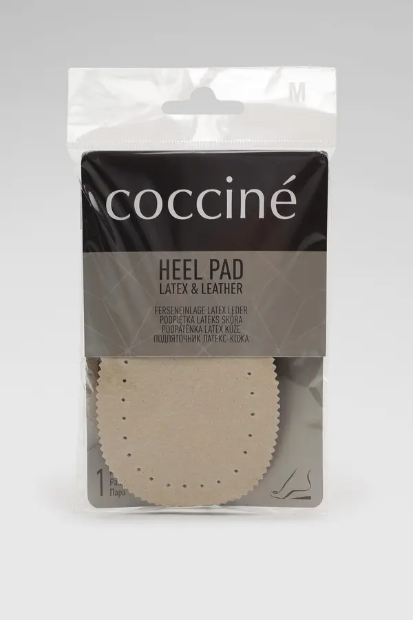 Coccine Vložki za obutev Coccine COCCINE HEEL PAD LATEX-LEATHER PODPIĘTKA NR M (2) AZ Bež
