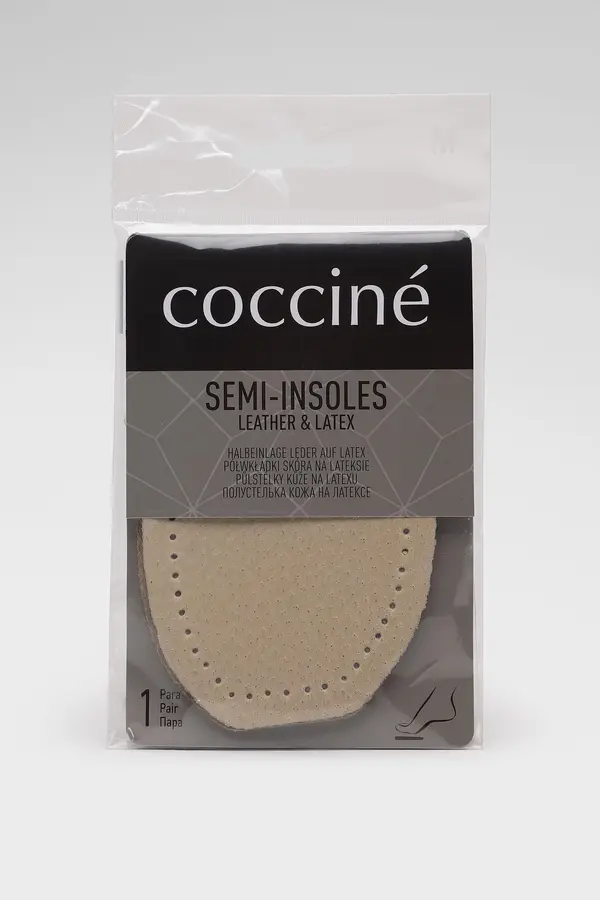 Coccine Vložki za obutev Coccine COCCINE SEMI-INSOLES LEATHER ON LATEX PÓŁWKŁADKI NR M Bež