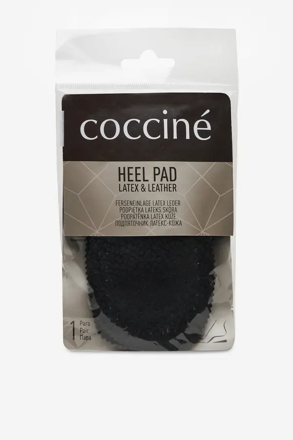 Coccine Vložki za obutev Coccine HEEL PAD LATEX-LEATHER PODPIĘTKA NR M (2) AZ Črna