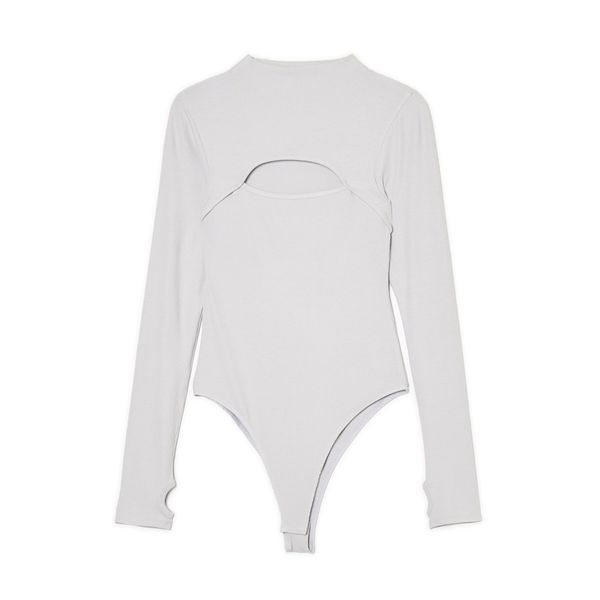 Cropp Cropp - Bodi z dolgimi rokavi - light grey