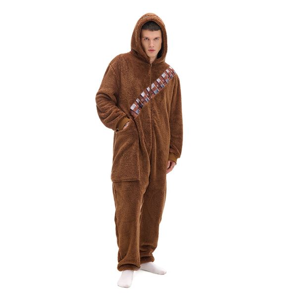 Cropp Cropp - Božična pižama Star Wars Chewbacca - rjava