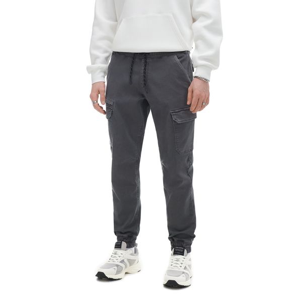 Cropp Cropp - Cargo hlače jogger - light grey