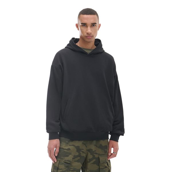 Cropp Cropp - Črna jopa s kapuco - črna