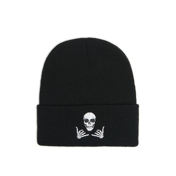 Cropp Cropp - Črna kapa beanie - črna