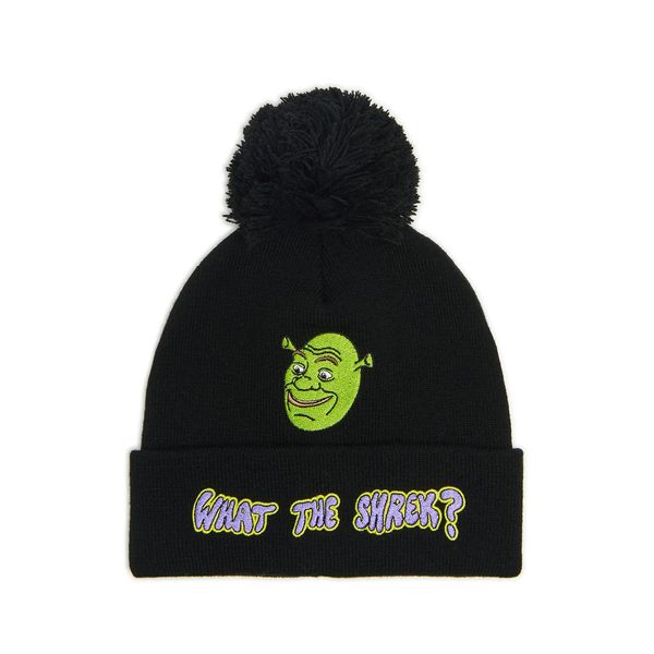 Cropp Cropp - Črna kapa beanie Shrek - črna