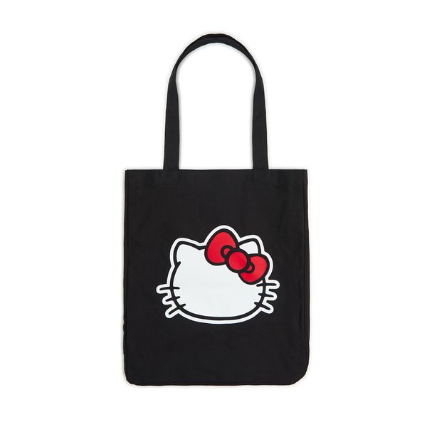 Cropp Cropp - Črna shopper torba Hello Kitty - črna