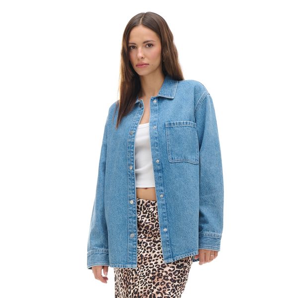 Cropp Cropp - Denim jakna - svetlo modra