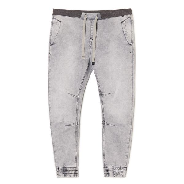 Cropp Cropp - Hlače jogger iz džinsa - light grey