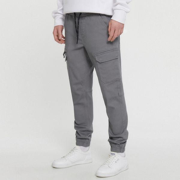 Cropp Cropp - Hlače jogger - light grey