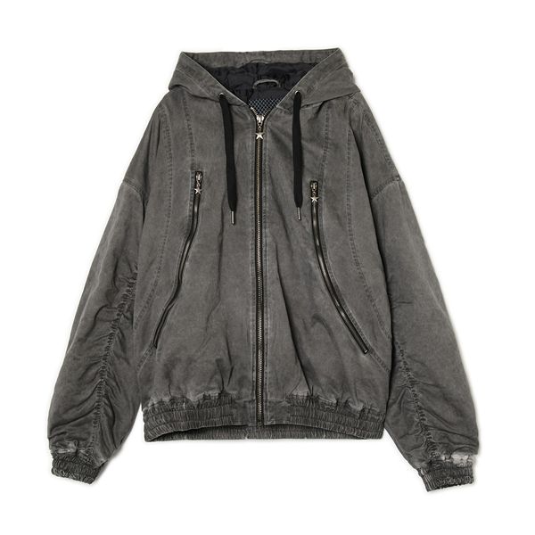 Cropp Cropp - Jakna s kapuco - temno siva