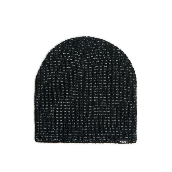 Cropp Cropp - Kapa beanie s potiskom - črna