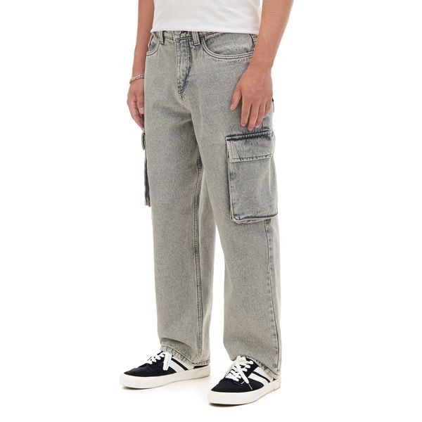 Cropp Cropp - Kavbojke baggy - light grey