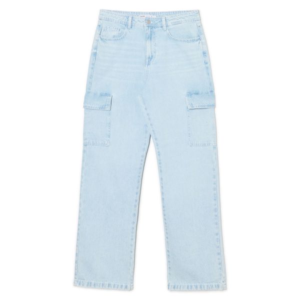 Cropp Cropp - Kavbojke baggy - modra