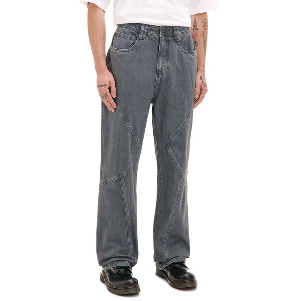 Cropp Cropp - Kavbojke baggy - steel blue