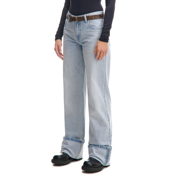 Cropp Cropp - Kavbojke boyfriend - modra