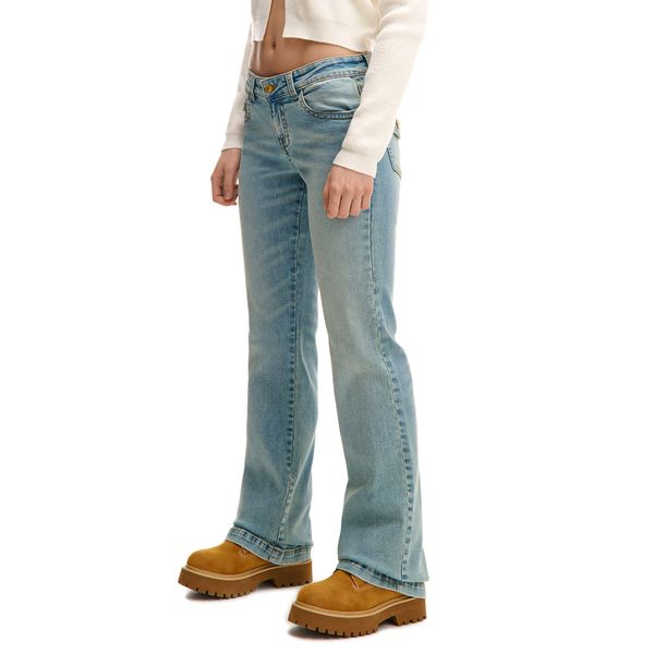 Cropp Cropp - Kavbojke flare - modra