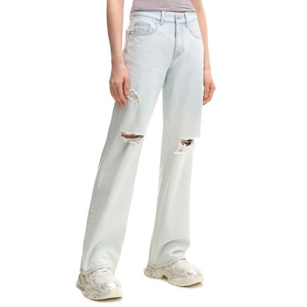 Cropp Cropp - Kavbojke straight - bledo modra