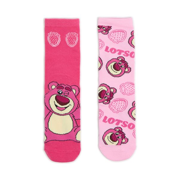 Cropp Cropp - Komplet 2 parov nogavic z vzorcem Lotso Toy Story - pastelno roza