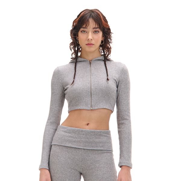 Cropp Cropp - Kratek pulover - light grey