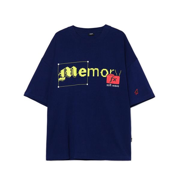 Cropp Cropp - Majica s potiskom - mornarsko modra