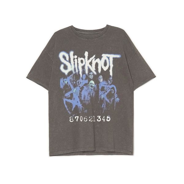 Cropp Cropp - Majica s potiskom Slipknot - temno siva