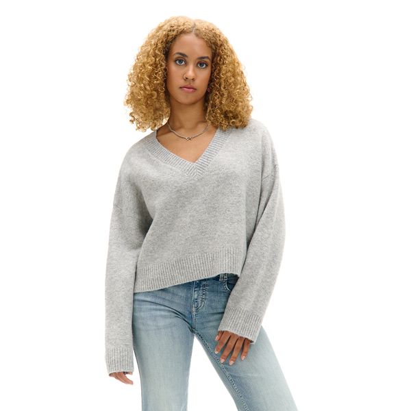 Cropp Cropp - Navaden pulover - light grey