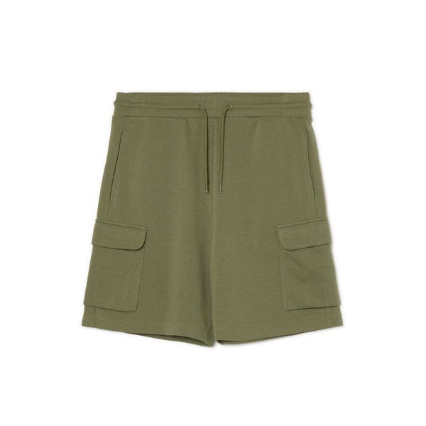 Cropp Cropp - Pletene kratke hlače - zelena