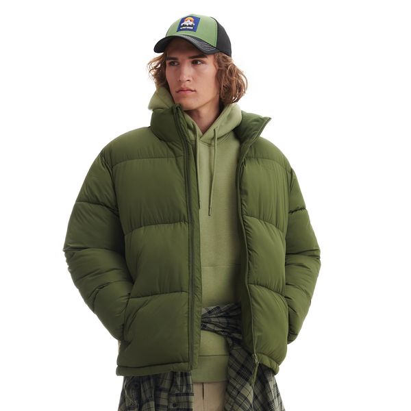 Cropp Cropp - Prešita jakna - oliva