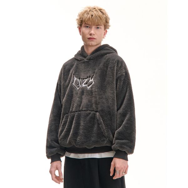 Cropp Cropp - Pulover in notranjim krznom - črna