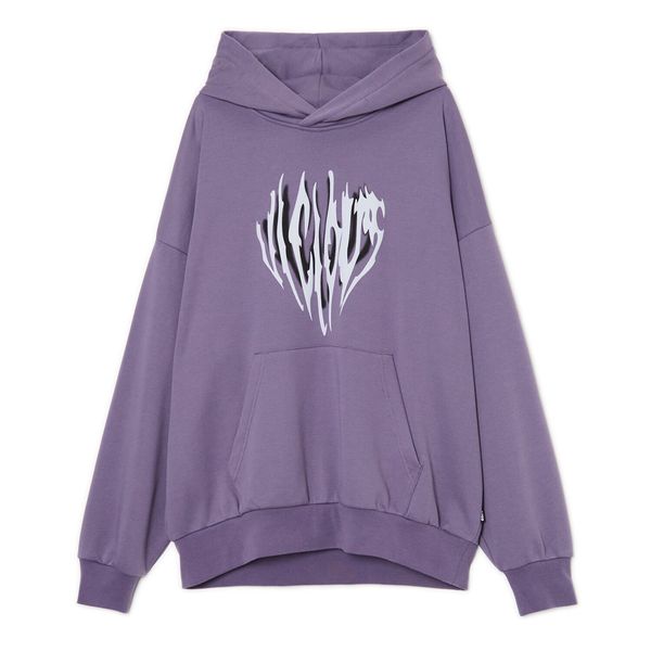 Cropp Cropp - Pulover s kapuco in potiskom - grozdje