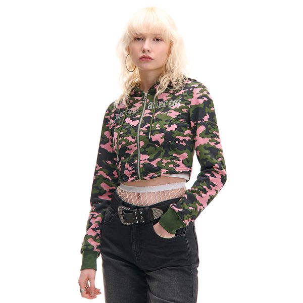 Cropp Cropp - Pulover s kapuco in vzorcem - raznobarvna