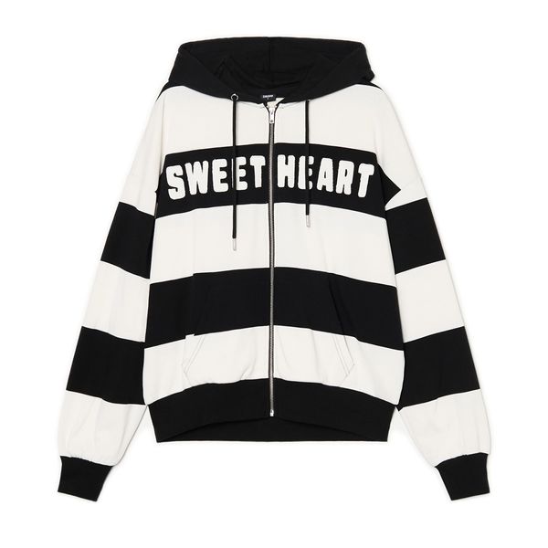 Cropp Cropp - Pulover s kapuco - raznobarvna