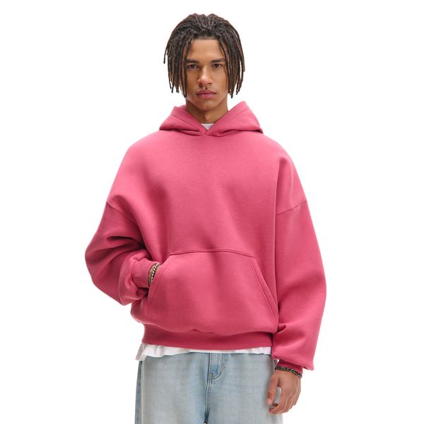 Cropp Cropp - Rdeča majica s kapuco - rdeča