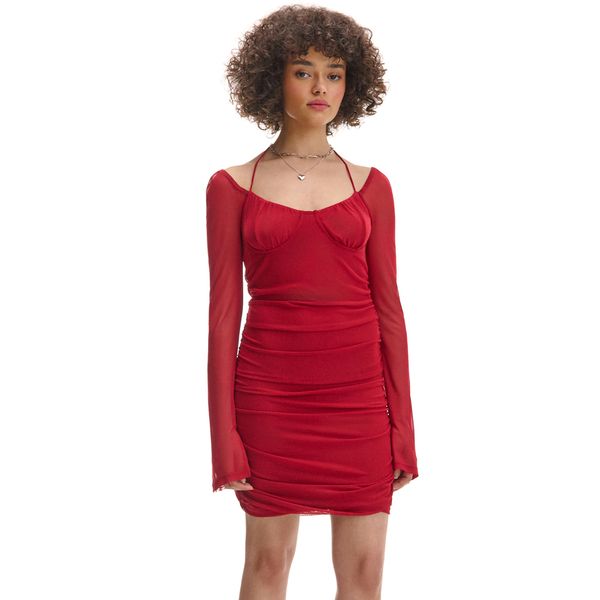 Cropp Cropp - Rdeča obleka - rdeča